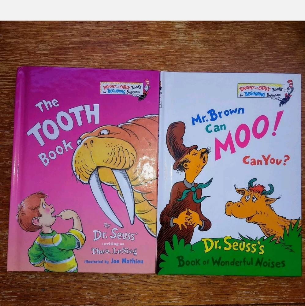 2 Dr Seuss Books Great Condition